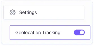 Autorisations de localisation de l'application Application de suivi GPS des employés avec autorisations de localisation