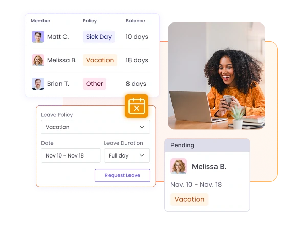 Easily manage employee leave with time tracking software for startups