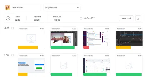 Screenshot modes including Blurred, Background, and No Screenshot for privacy and productivity