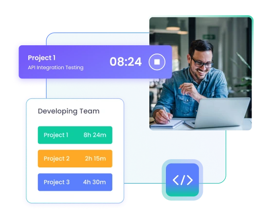 Desenvolvimento de Web e Software Rastreamento de tempo para equipes de desenvolvimento de software e web durante codificação e depuração